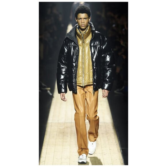 Dunhill Goose Feather Down Puffer Jacket Winter Coat Glossy Puff Waterproof Warm - Picture 16 of 16